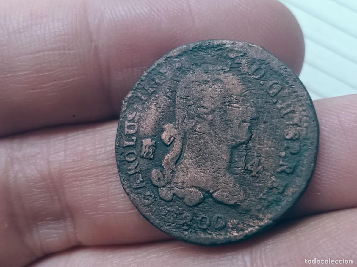 Monedas de Espa&ntilde;a: 4 maravedis de 1800 Carlos IV