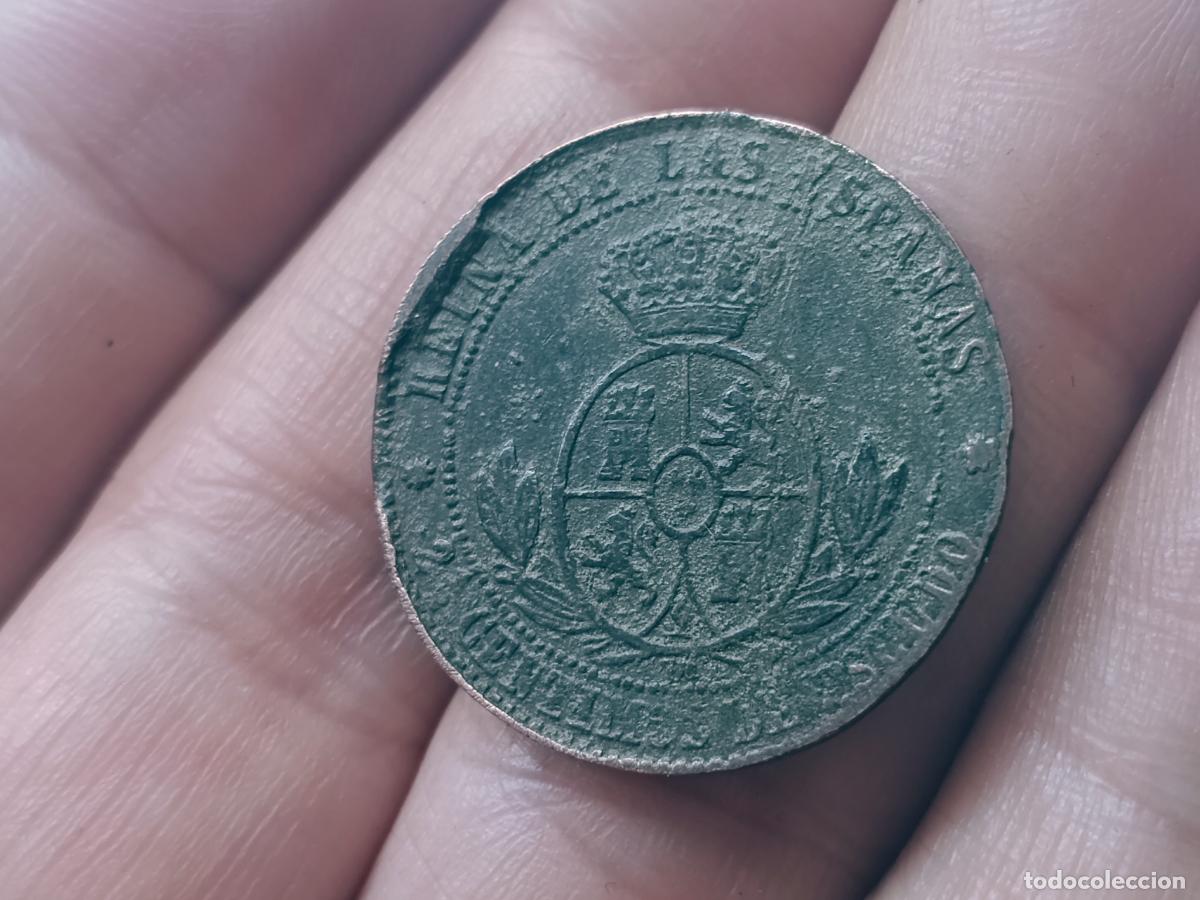 Monedas de Espa&ntilde;a: 2.5 c&eacute;ntimos Isabel II a&ntilde;o 1868 - Foto 2
