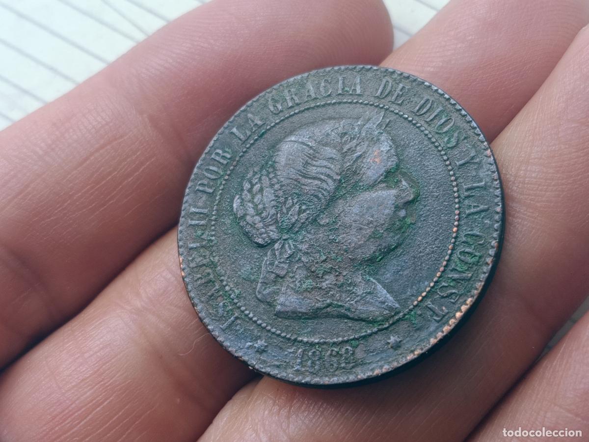 Monedas de Espa&ntilde;a: ISABEL II 1868 5 c&eacute;ntimos de escudo - Foto 1
