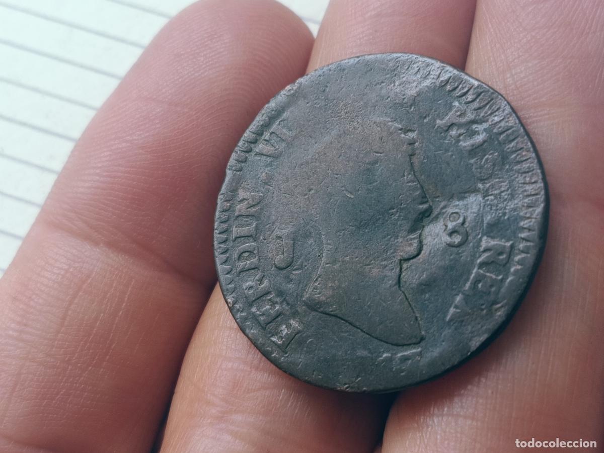 Monedas de Espa&ntilde;a: 8 maravedis de 1817, Jubia