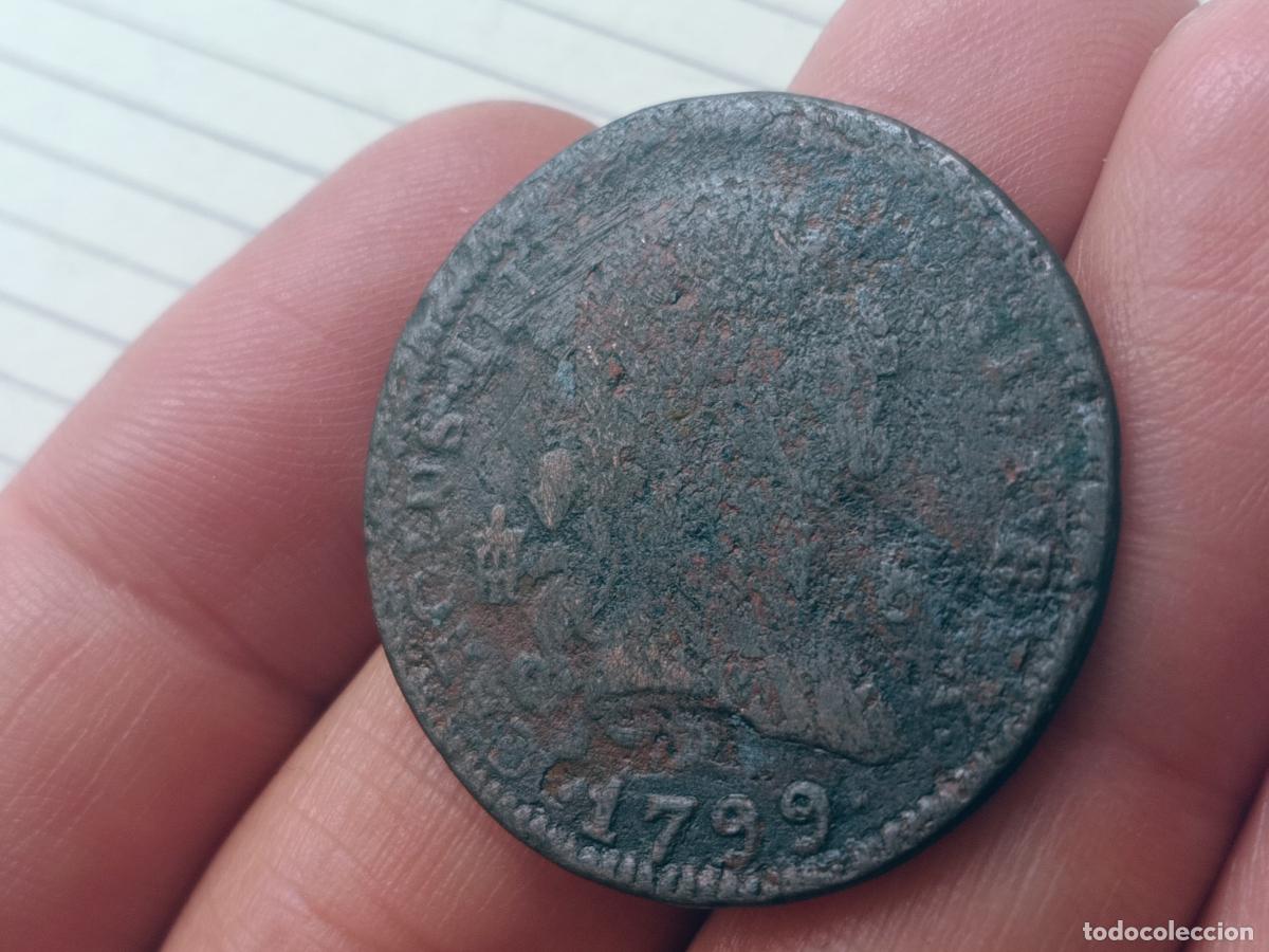 Monedas de Espa&ntilde;a: 8 maravedis de 1799 Carlos IV