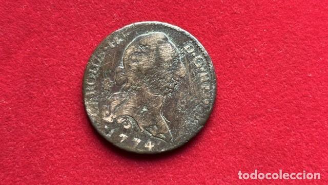 Monedas de Espa&ntilde;a: Carlos III, 8 Maravedis, Segovia 1774, AC 71
