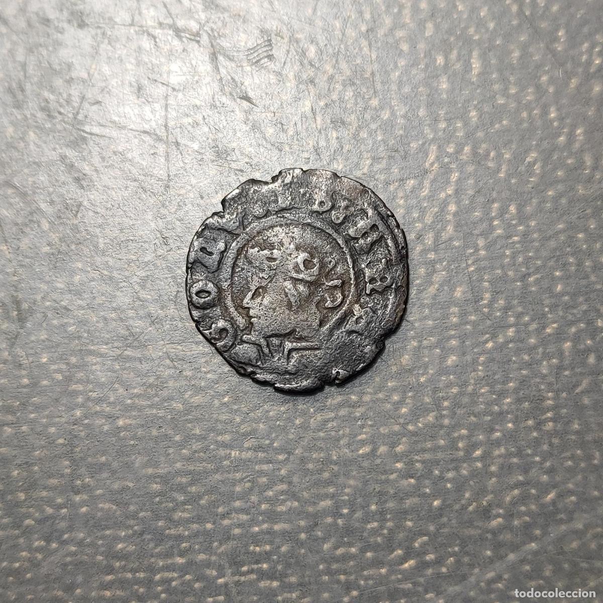 Monedas de Espa&ntilde;a: ESPA&Ntilde;A ZARAGOZA JUANA Y CARLOS DINERO (1506-1516) S DETRAS DEL BUSTO