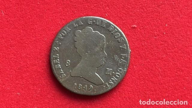 Monedas de Espa&ntilde;a: Isabel II, 8 Maravedis, 1842 Segovia AC 128