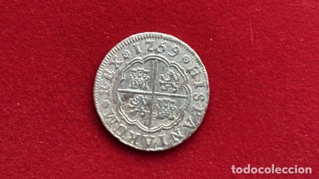 Monedas de Espa&ntilde;a: Carlos III, 2 reales Madrid J 1759, AC 606, escasa
