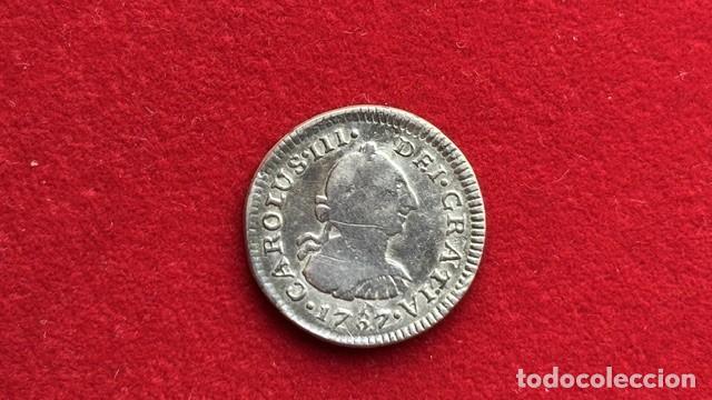 Monedas de Espa&ntilde;a: Carlos III, 1/2 real Lima MI 1787, AC 144