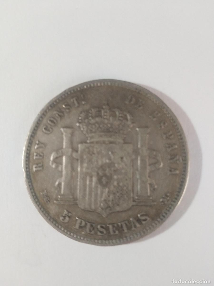 Monedas de Espa&ntilde;a: 5 PESETAS PLATA ALFONSO XIII 1891