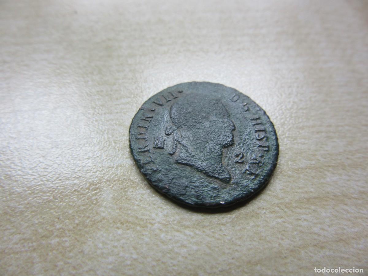 Monedas de Espa&ntilde;a: 2 Maraved&iacute;s de Fernando VII Ceca Segovia Fechado en 1833