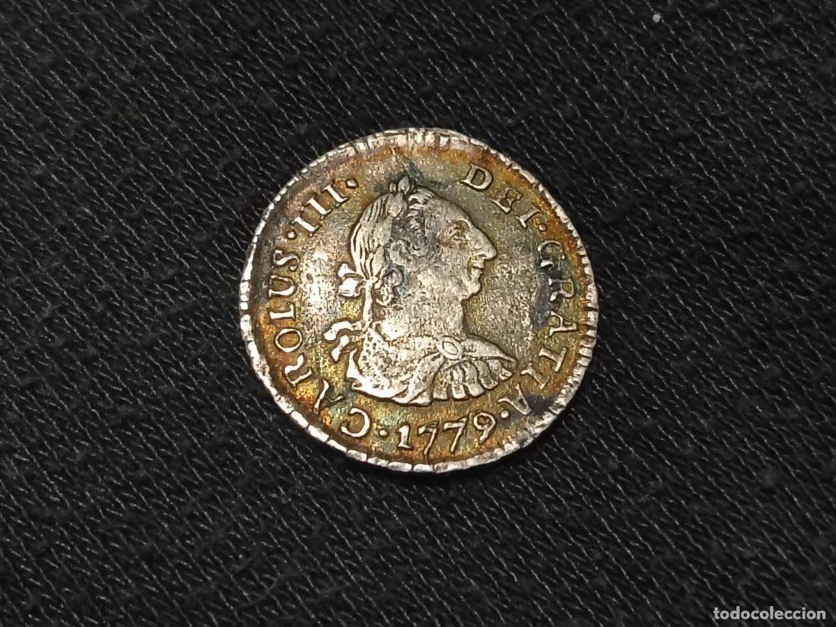 Monedas de Espa&ntilde;a: Carlos III 1/2 medio real 1779 Potosi