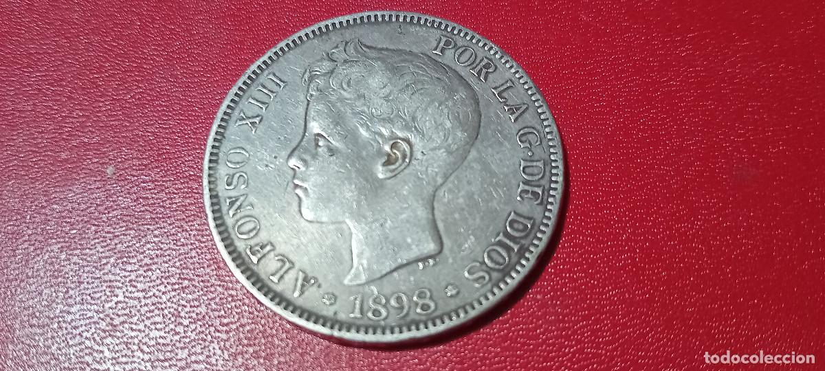 Monedas de Espa&ntilde;a: ESPA&Ntilde;A 5 PESETAS 1898*1898
