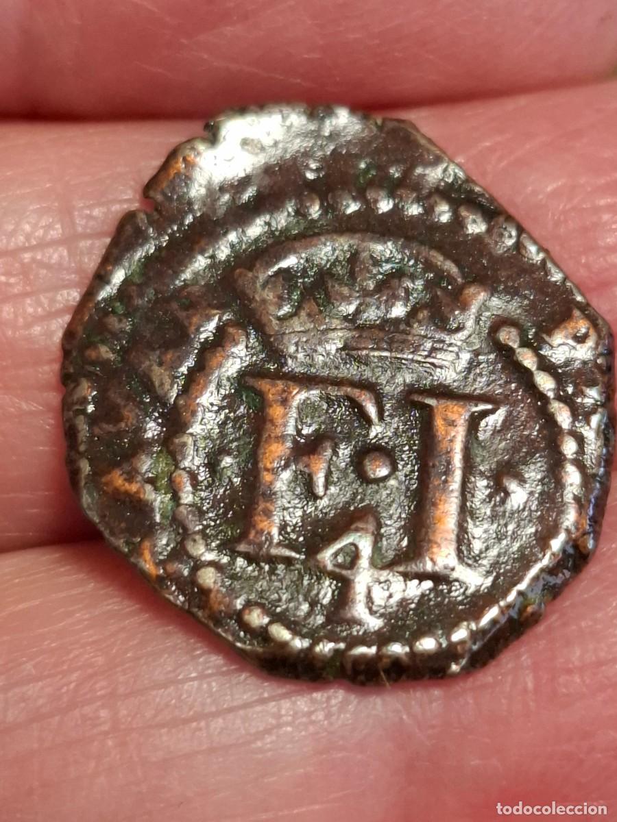 Monete da Spagna: MONEDA DE 4 CORNADOS DE FELIPE III DE 1619 DE PAMPLONA (MUY RARA ASI)