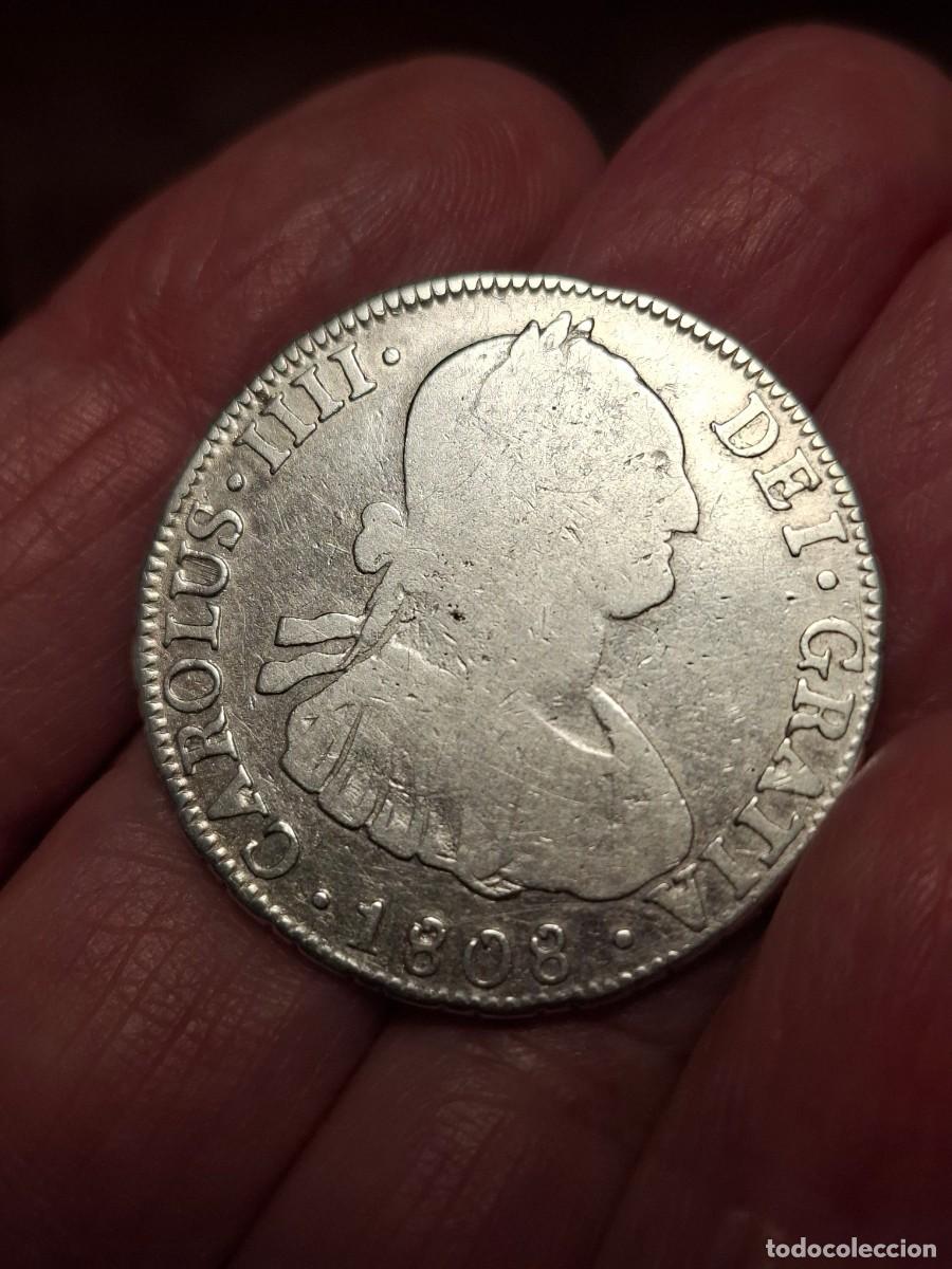 M&uuml;nzen von Spanien: MONEDA DE 4 REALES DE CARLOS IIII DE 1808 DE POTOSI