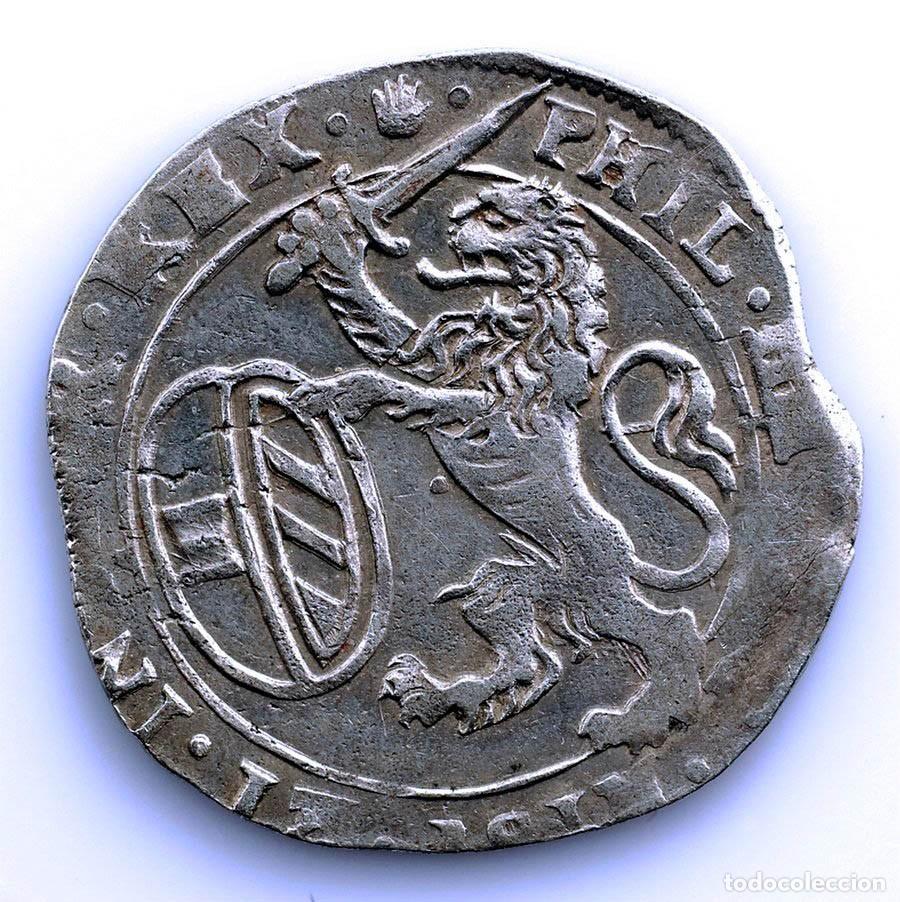 Monedas de Espa&ntilde;a: SC-Spain. Felipe IV. 1 Escalin 1629 Amberes. MBC+/VF+ Plata 5,19 g.