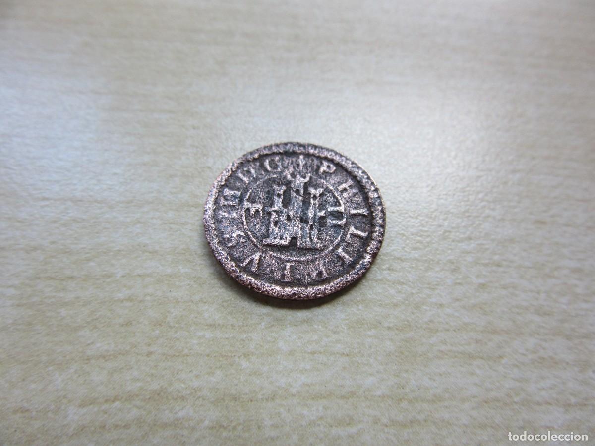 Monedas de Espa&ntilde;a: 2 maraved&iacute;s de Felipe III (1598-1621 )ceca Segovia fechada 1603