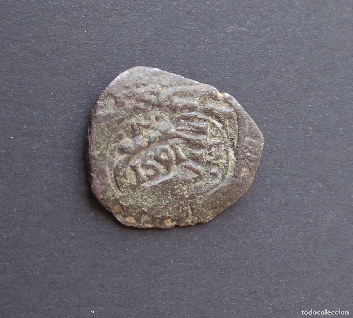 Monete da Spagna: FELIPE IV.- RESELLO 8 MARAVEDIS SEGOVIA - RESELLO 1651