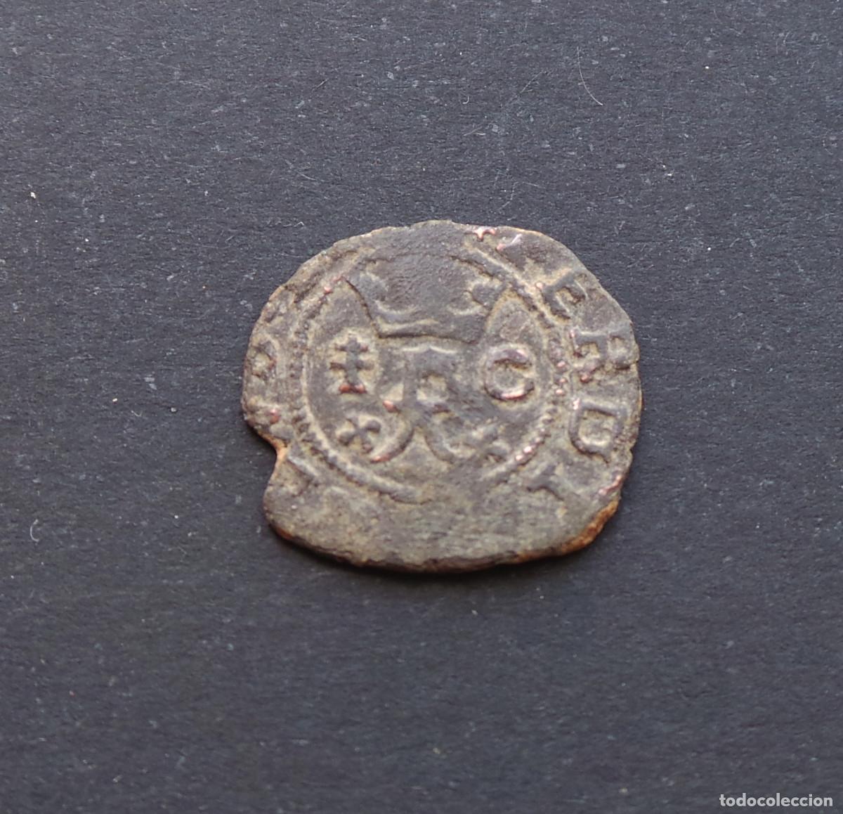 Monete da Spagna: COBRE REYES CAT&Oacute;LICOS, BLANCA 1469/1504 CECA DE CUENCA - ARMI&Ntilde;O
