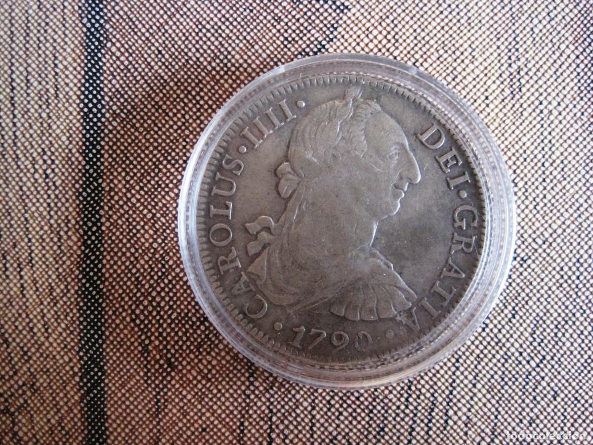 Monedas de Espa&ntilde;a: 8 reales 1790 Carlos IV con busto de Carlos III