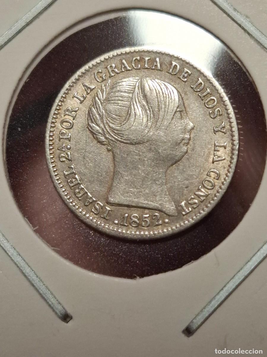 Monedas de Espa&ntilde;a: MONEDA DE 1 REAL DE ISABEL II DE 1852 DE MADRID - Foto 1