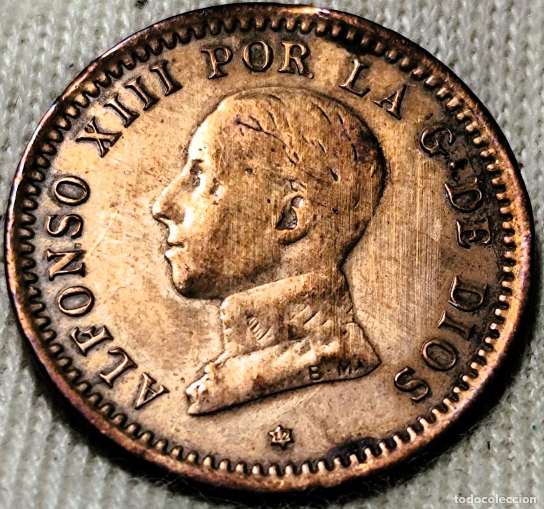 Monedas de Espa&ntilde;a: Moneda de 2 C&eacute;ntimos.Reinado: Alfonso XIII (Gobierno Constitucional). A&ntilde;o: 1912. Lote 2217