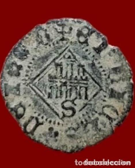 Monedas de Espa&ntilde;a: Espa&ntilde;a &ndash; Enrique IV &bull; Blanca de Rombo &bull; Sevilla &bull; Lote 26