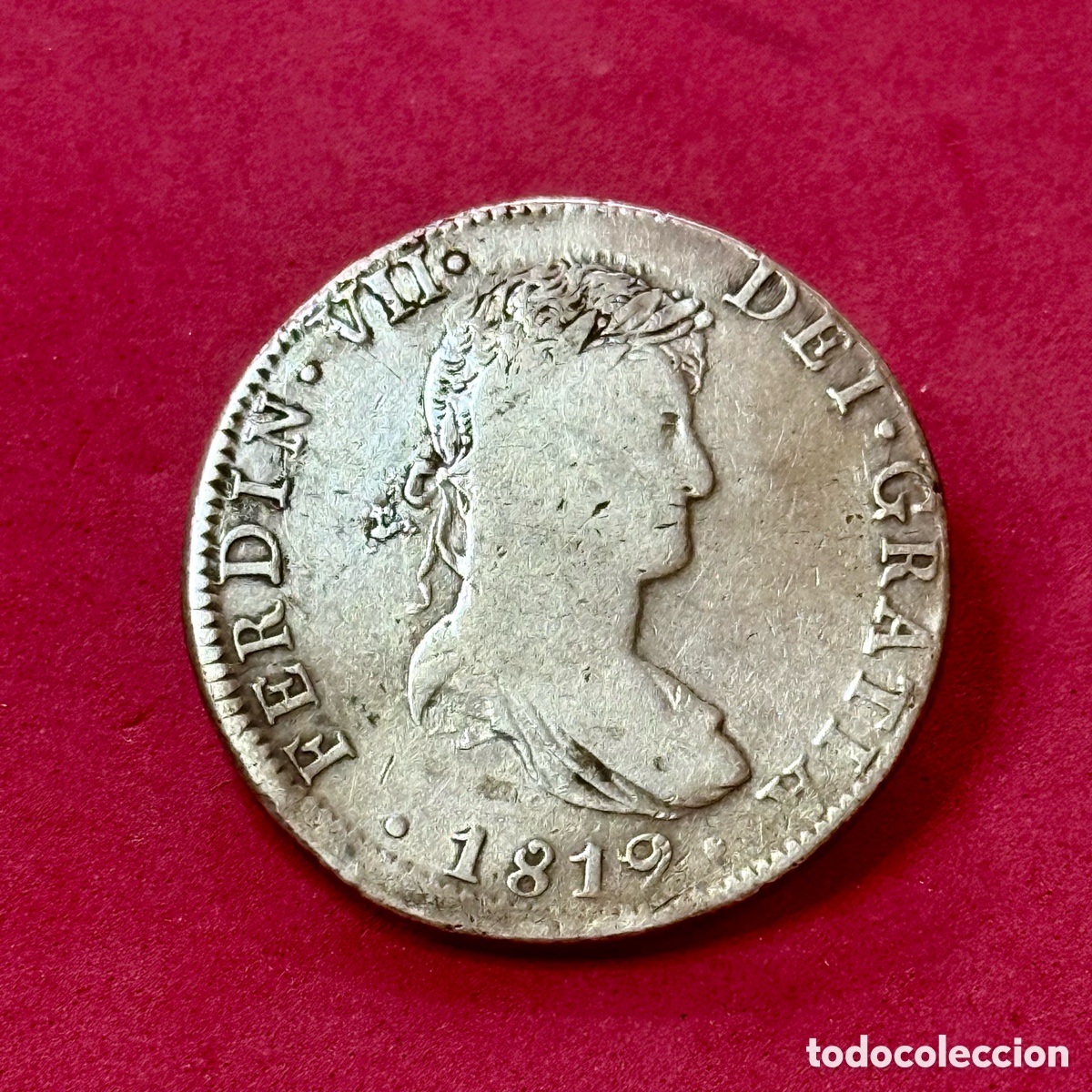 Monedas de Espa&ntilde;a: FERNANDO VII - 8 Reales - M&eacute;xico 1819 - JJ