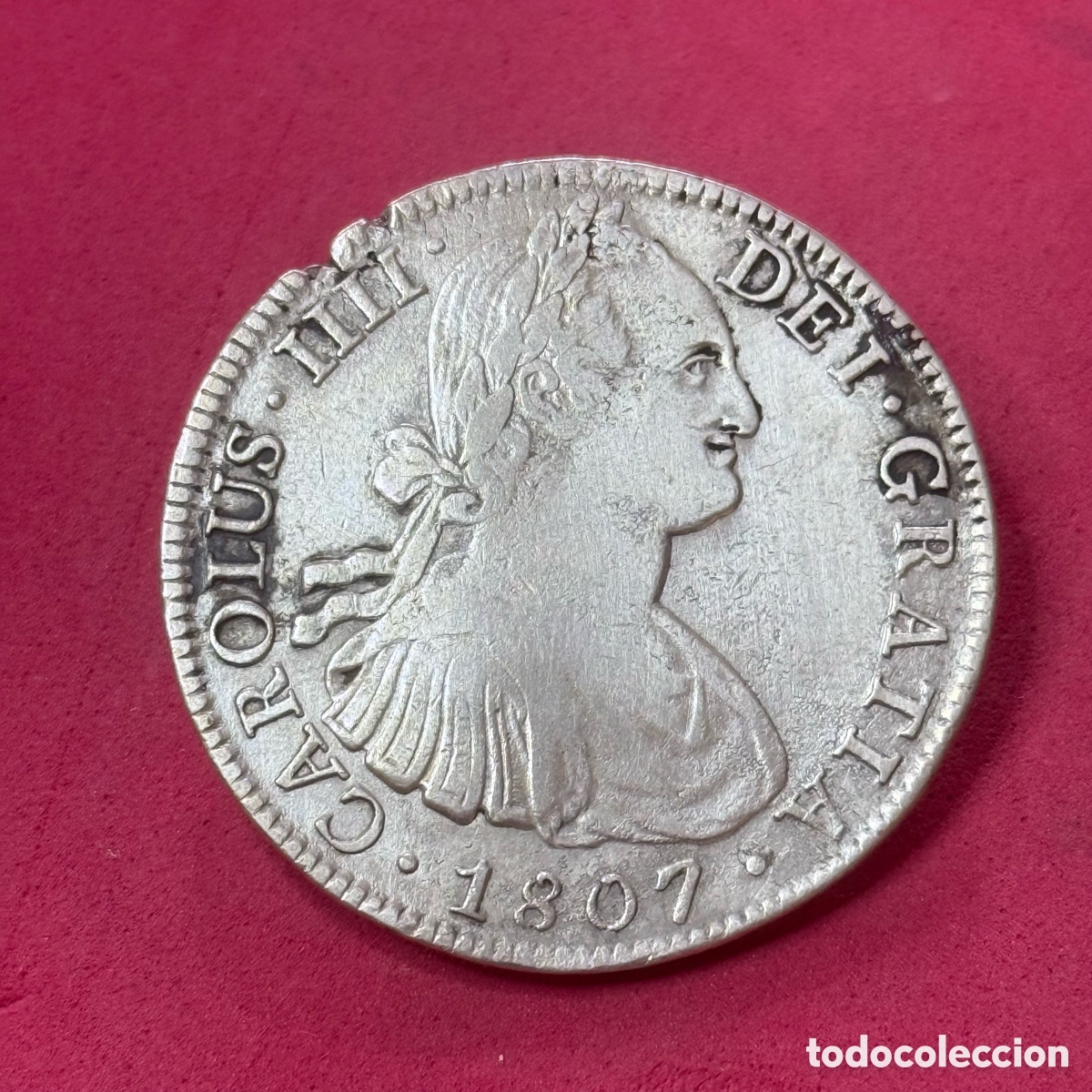 Monedas de Espa&ntilde;a: CARLOS IV - 8 Reales - M&eacute;xico 1807 - TH
