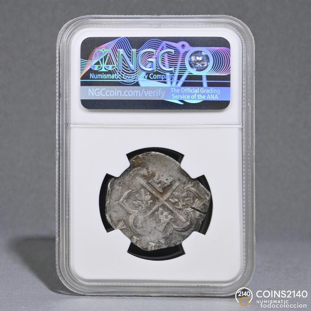 Monedas de Espa&ntilde;a: [NGC TOP POP] Felipe III (1598-1621). 4 reales. 1613. Segovia. B/Arbol/A.