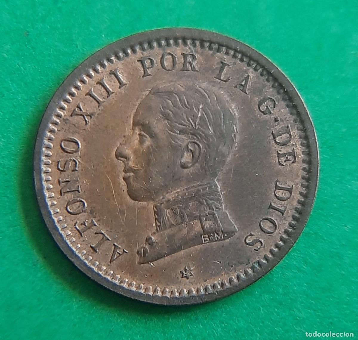 Monnaies d'Espagne: (ESPA&Ntilde;A)(1912*12 PC V) 2 C&Eacute;NTIMOS ALFONSO XIII