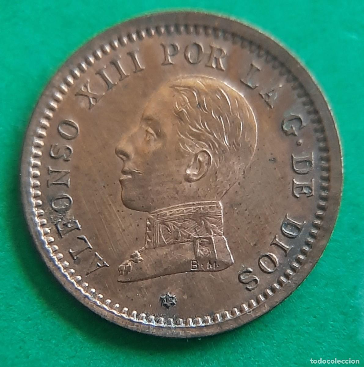 M&uuml;nzen von Spanien: (ESPA&Ntilde;A)(1912*12 PC V) 2 C&Eacute;NTIMOS ALFONSO XIII