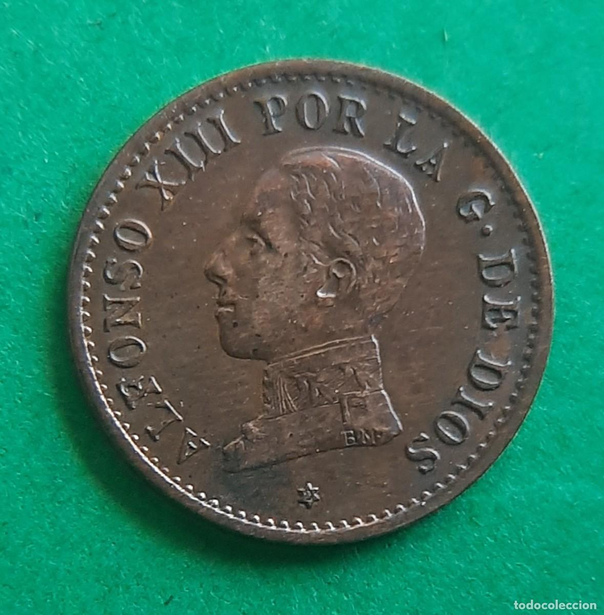 Monedas de Espa&ntilde;a: (ESPA&Ntilde;A)(1912* 2 PC V) 1 C&Eacute;NTIMO ALFONSO XIII