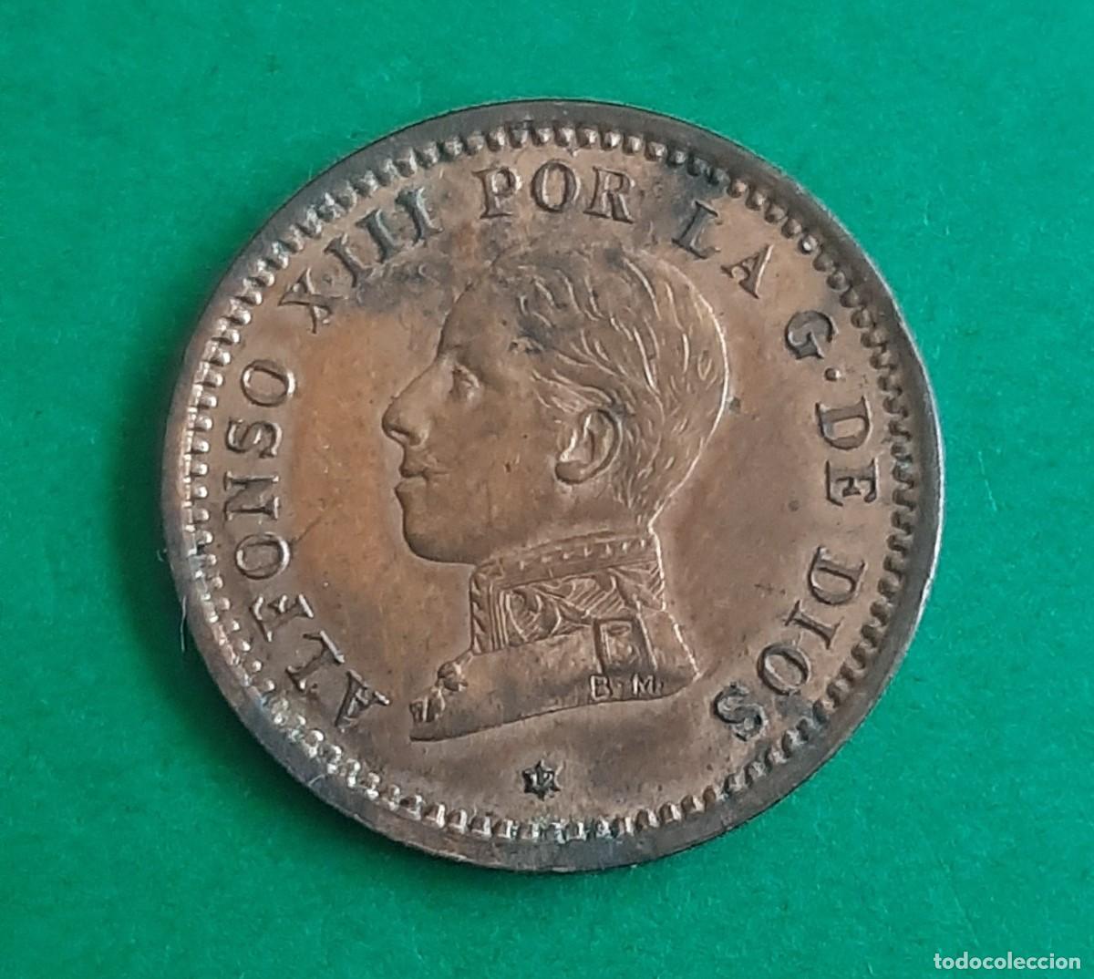 Monedas de Espa&ntilde;a: (ESPA&Ntilde;A)(1912* 12 PC V) 2 C&Eacute;NTIMOS ALFONSO XIII
