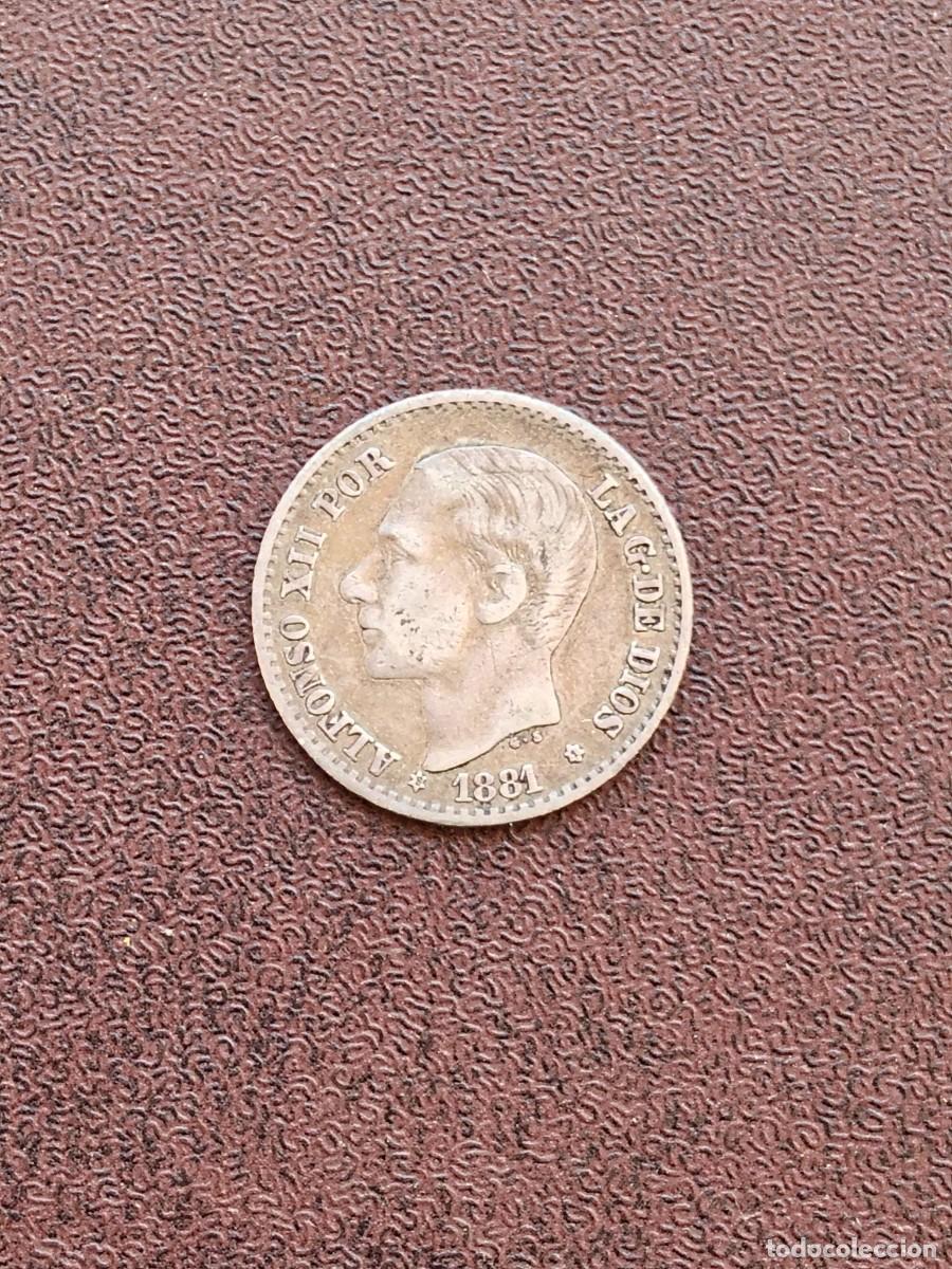 Monedas de Espa&ntilde;a: MONEDA DE 50 CENTIMOS DE ALFONSO XII DEL A&Ntilde;O 1881*8-1 MS M.DE PLATA.ORIGINAL%