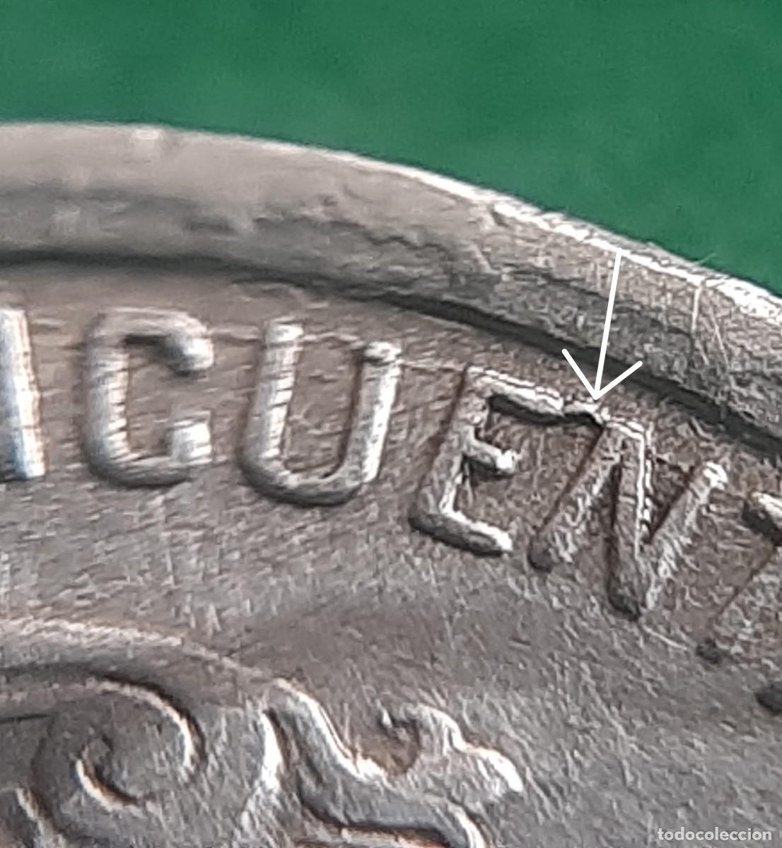 Monedas de Espa&ntilde;a: (ALFONSO XIII-ERROR)(PLATA)(1926 PC S) 50 C&Eacute;NTIMOS - Foto 9