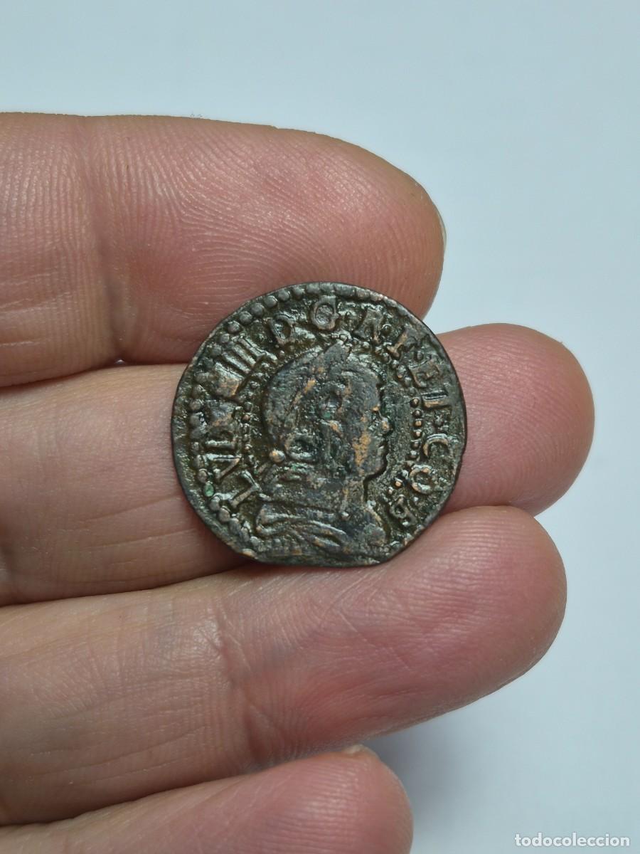 Monedas de Espa&ntilde;a: NT/ LUIS XIV SEISENO 1649 BARCELONA FECHA CLARA (E898)