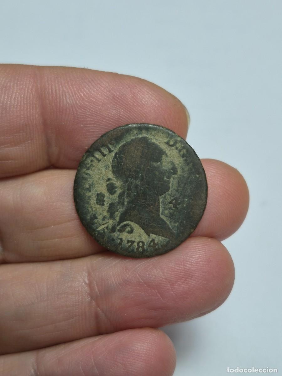Monedas de Espa&ntilde;a: NT/ CARLOS III 4 MARAVEDIES 1784 SEGOVIA (E883)