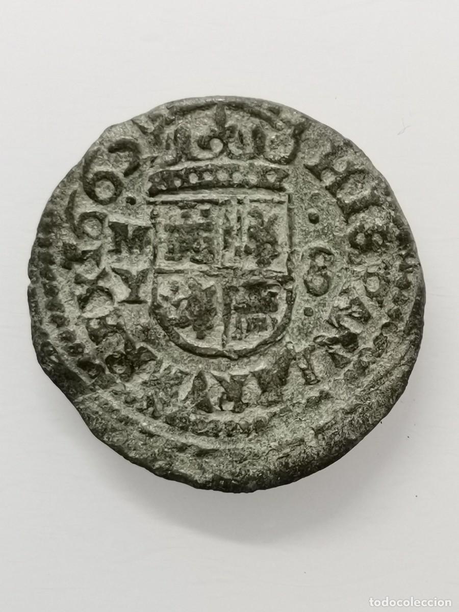 Monedas de Espa&ntilde;a: Felipe IV 8 maraved&iacute;s 1662 ceca Madrid. - Foto 3