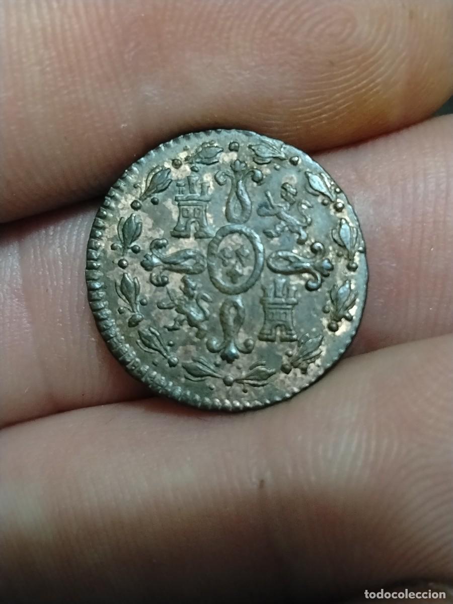 Monedas de Espa&ntilde;a: Fernando VII 2 maravedis 1833 Segovia EBC - Foto 2
