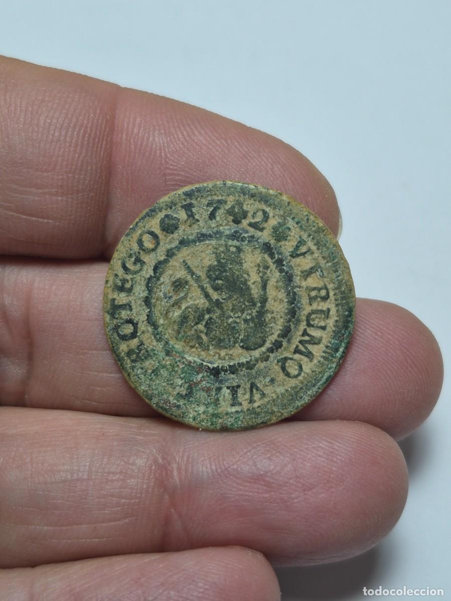 Monedas de Espa&ntilde;a: NT/ FELIPE V 4 MARAVEDIES 1742 SEGOVIA (E536)