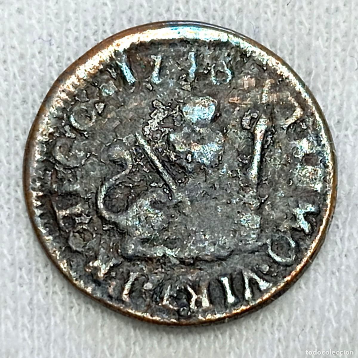Monedas de Espa&ntilde;a: ⚜️ BBE7 2. Fernando VI. Segovia. 1 maraved&iacute; 1746. 0,77 g
