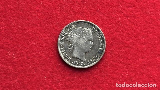 Monedas de Espa&ntilde;a: Isabel II , 1 Real, Madrid 1859, AC 308