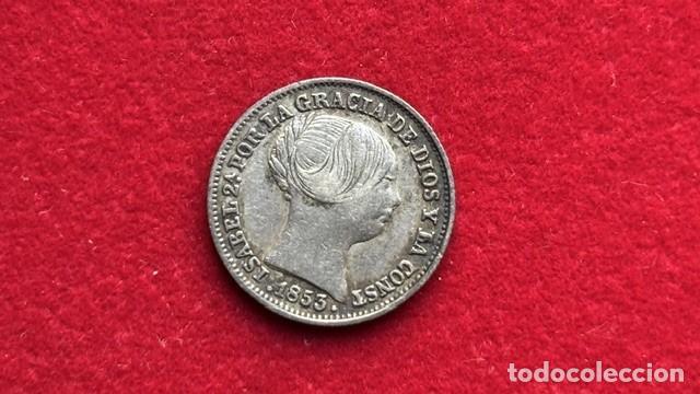 Monedas de Espa&ntilde;a: Isabel II , 1 Real, Barcelona 1853, AC 276