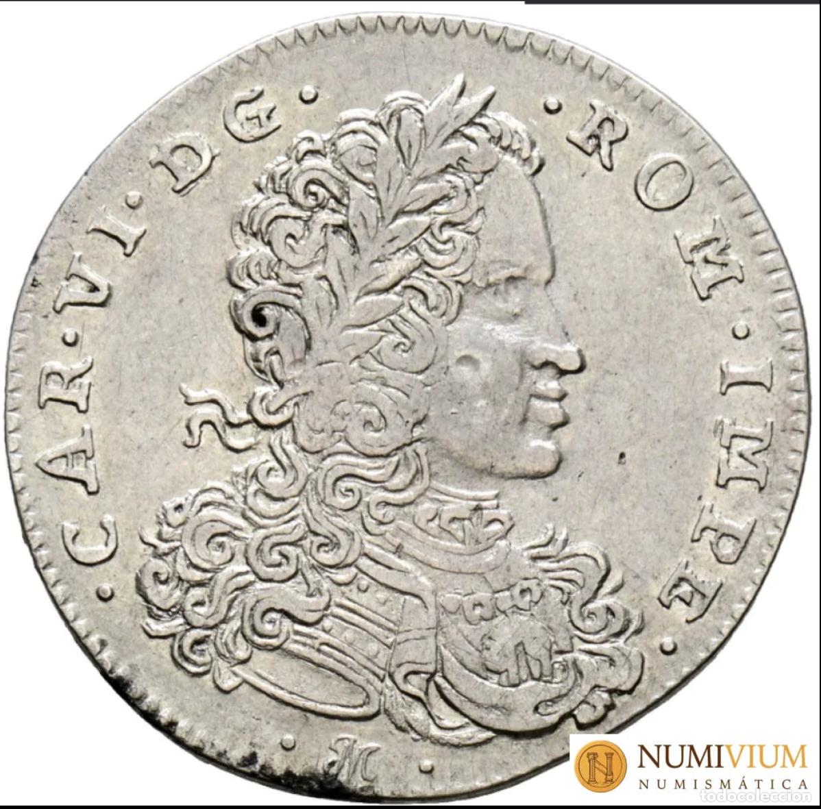 Monedas de Espa&ntilde;a: CARLOS III, El Pretendiente (1700-1714). 1 Tari. 1716. N&aacute;poles. Excelente