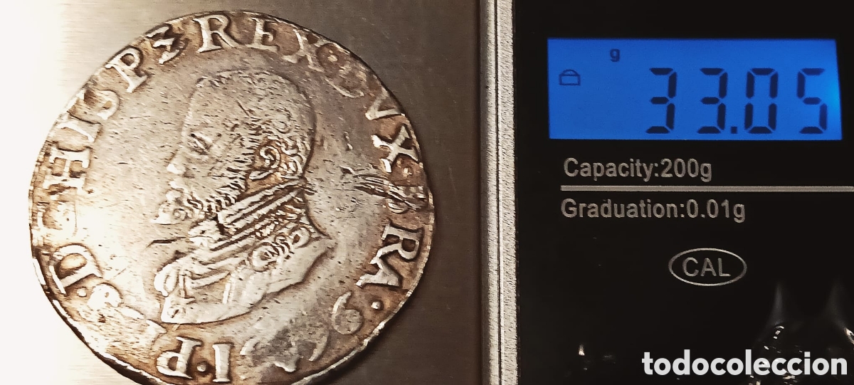Monedas de Espa&ntilde;a: philipsdalder felipe ll - Foto 2