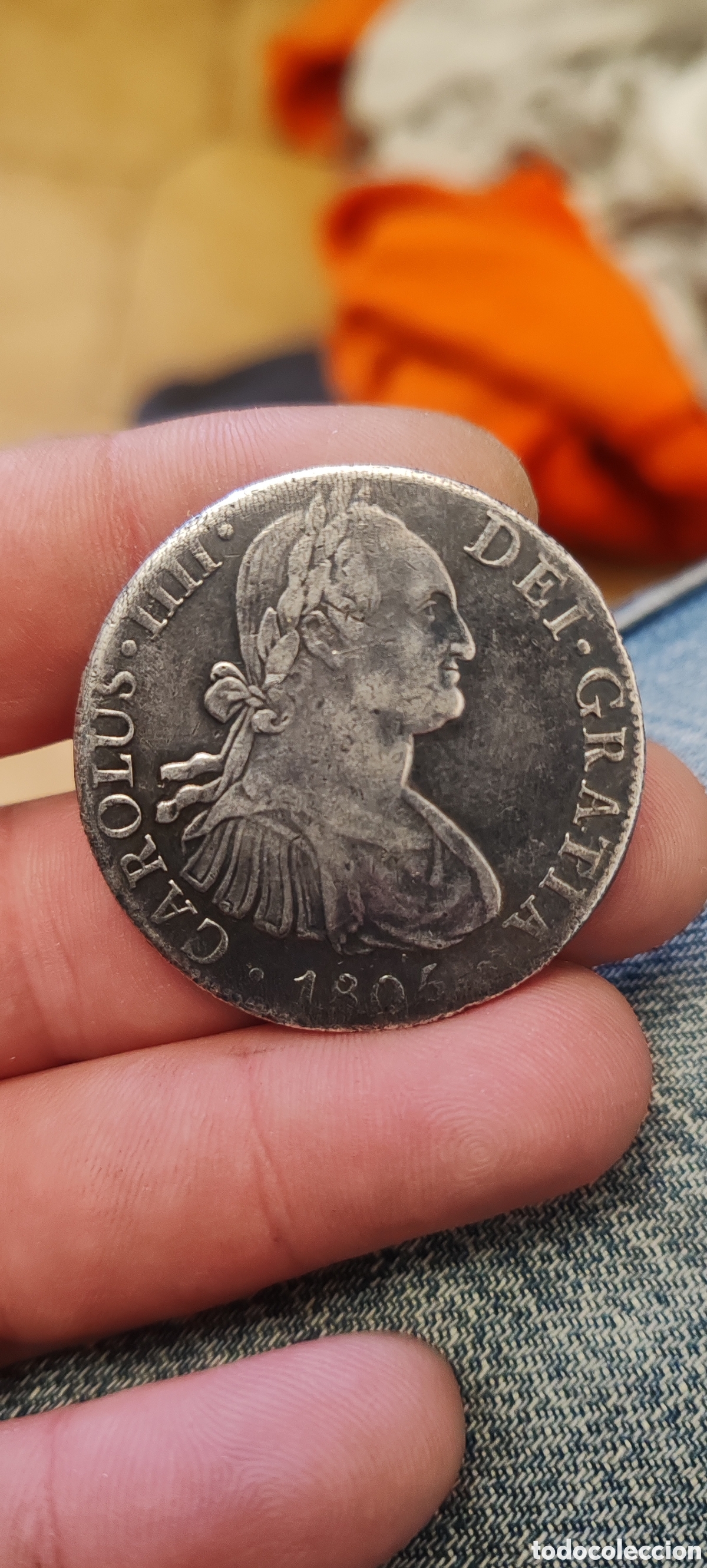 Monedas de Espa&ntilde;a: 8 reales Carlos lv ceca de mexico