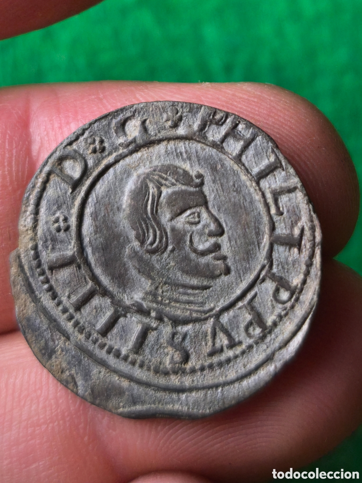 Monedas de Espa&ntilde;a: Felipe IV 1662 Valladolid M 16 maraved&iacute;s