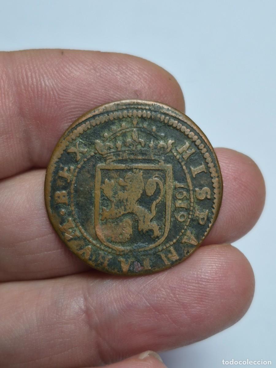 Monedas de Espa&ntilde;a: NT/ FELIPE III 8 MARAVEDIES 1619 SEGOVIA (E805)