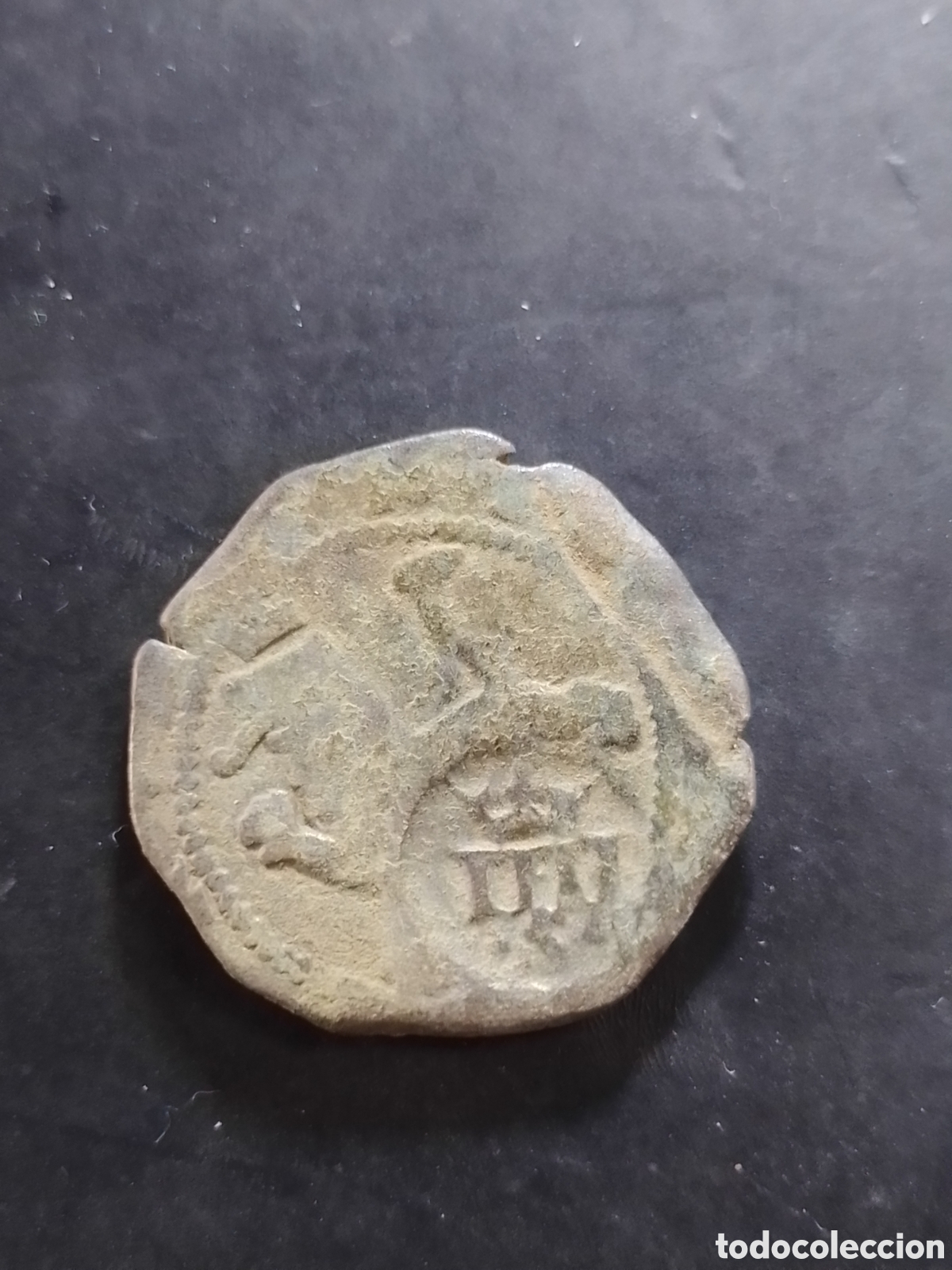 Monedas de Espa&ntilde;a: Antiguo resello a identificar.