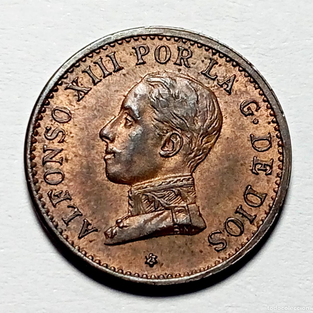 Monedas de Espa&ntilde;a: ⚜️ BBE8 2. 1 c&eacute;ntimo 1912 *2 PC V. UNC