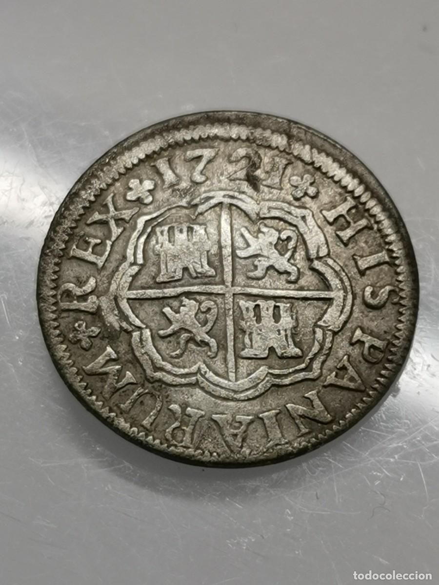 Monedas de Espa&ntilde;a: FELIPE V - 1 REAL DE PLATA - 1721 - SEVILLA - Foto 6