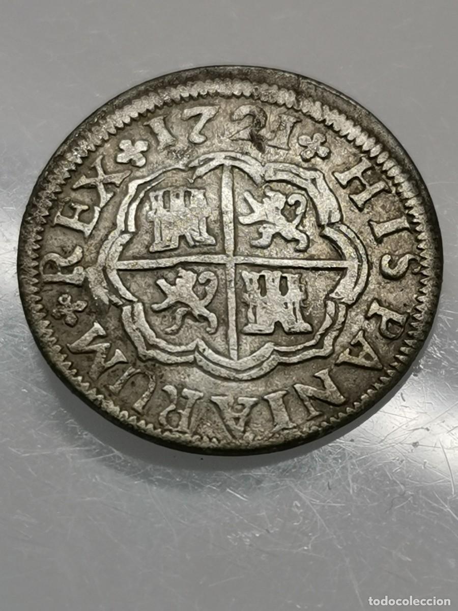 Monedas de Espa&ntilde;a: FELIPE V - 1 REAL DE PLATA - 1721 - SEVILLA - Foto 10